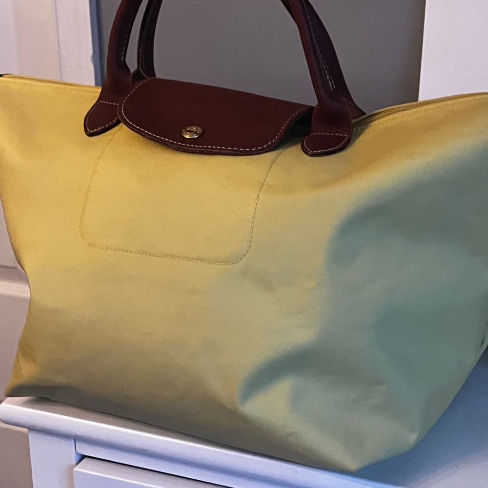 Longchamp medium purse in yellow